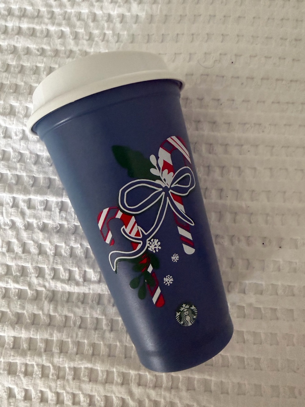 Starbucks Holiday Candy Cane Reusable Travel Cup